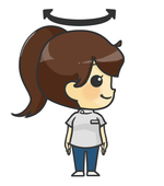 首の体操１　Physical exercise of neck
